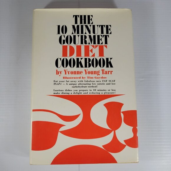 Vintage The 10 Minute Gourmet Diet Cookbook by Yvonne Young Tarr (HC) 1967 - Picture 2 of 9